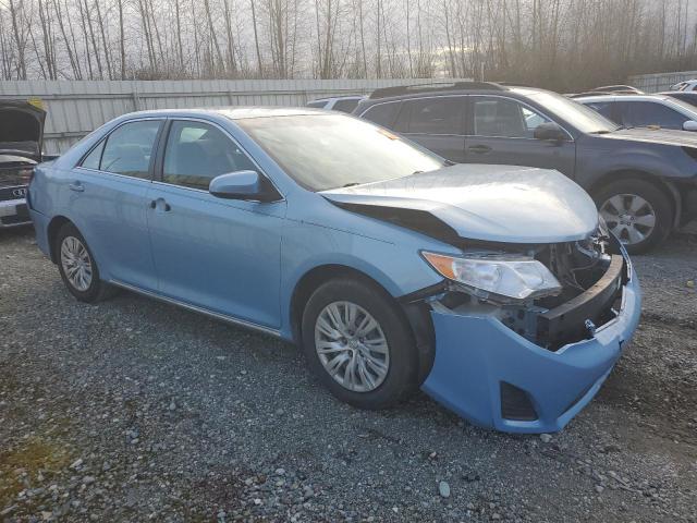 4T4BF1FK9DR294049 - 2013 TOYOTA CAMRY L BLUE photo 4