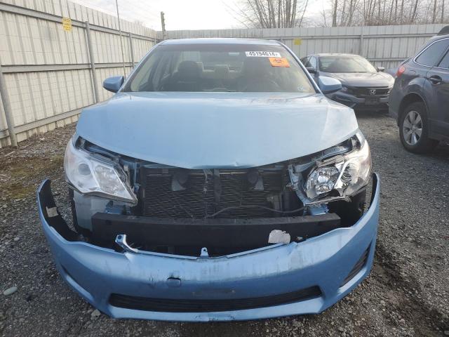 4T4BF1FK9DR294049 - 2013 TOYOTA CAMRY L BLUE photo 5