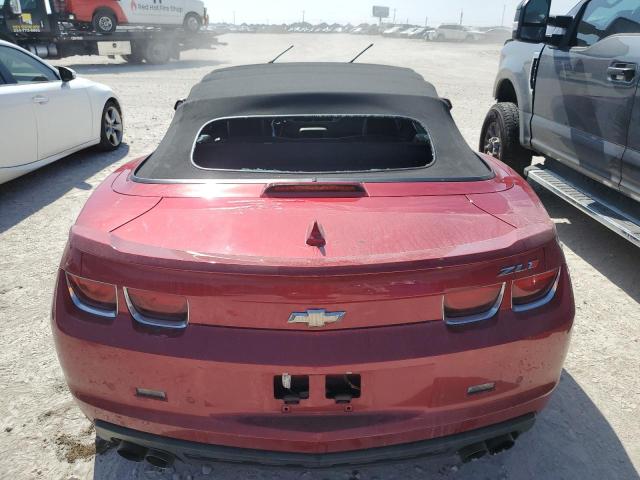 2G1FL3DP6D9803152 - 2013 CHEVROLET CAMARO ZL1 勃艮第红 照片 6