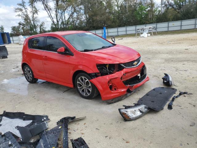 1G1JD6SH4H4172799 - 2017 CHEVROLET SONIC LT RED photo 4