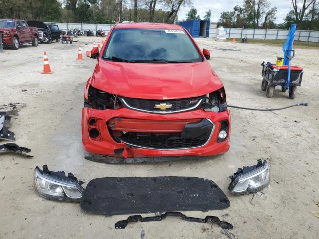 1G1JD6SH4H4172799 - 2017 CHEVROLET SONIC LT RED photo 5