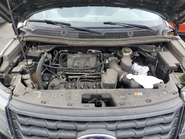 1FM5K8AR0HGC78374 - 2017 FORD EXPLORER POLICE INTERCEPTOR BLACK photo 11