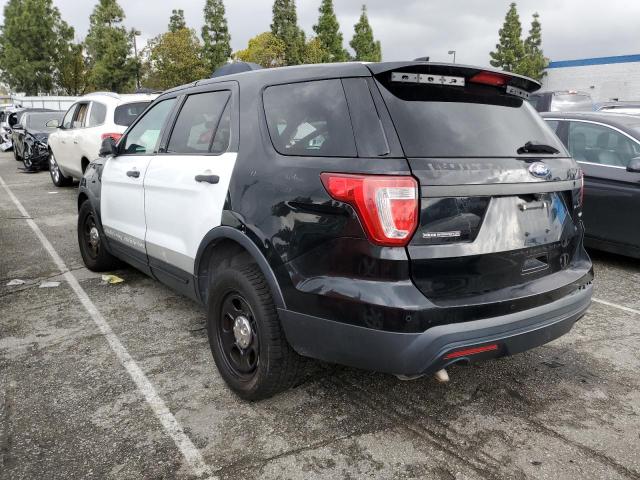 1FM5K8AR0HGC78374 - 2017 FORD EXPLORER POLICE INTERCEPTOR BLACK photo 2