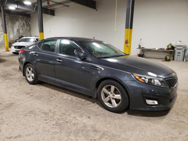 5XXGM4A71FG453377 - 2015 KIA OPTIMA LX GRAY photo 4