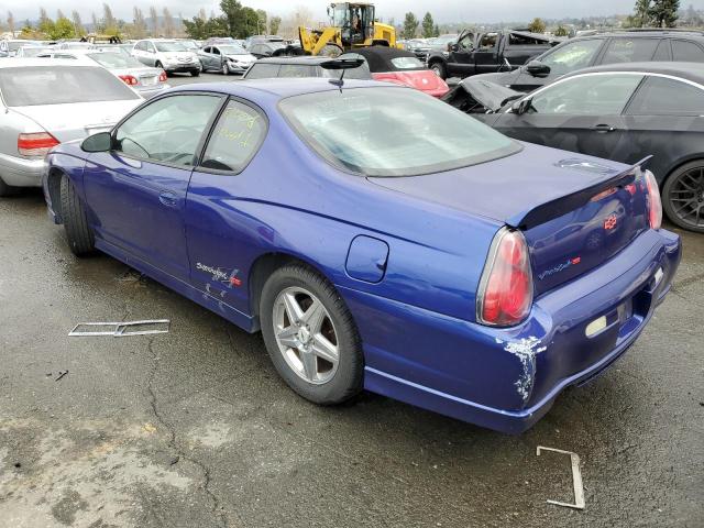 2G1WZ151659168948 - 2005 CHEVROLET MONTE CARL SS SUPERCHARGED BLUE photo 2