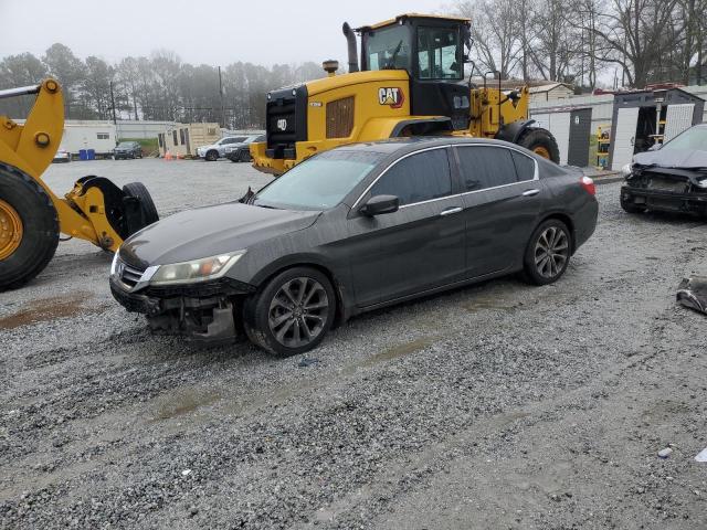 1HGCR2F51FA120198 - 2015 HONDA ACCORD SPORT GRAY photo 1