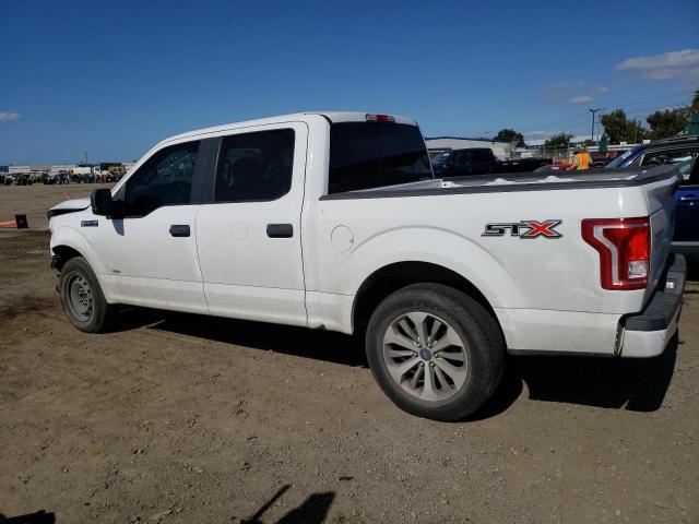 1FTEW1CP0HKD89449 - 2017 FORD F150 SUPERCREW WHITE photo 2