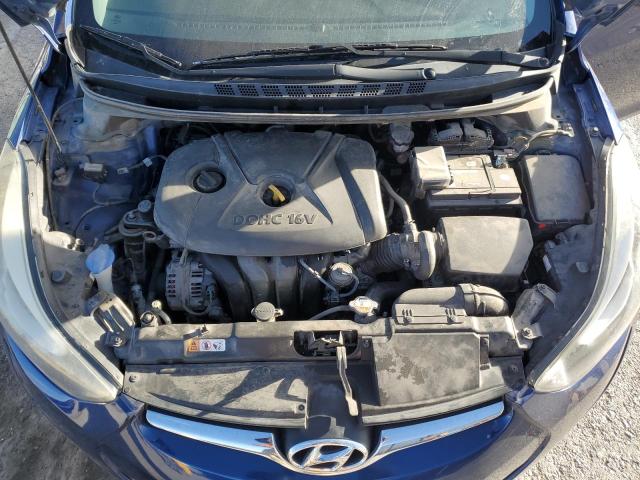 5NPDH4AE0GH702344 - 2016 HYUNDAI ELANTRA SE BLUE photo 11