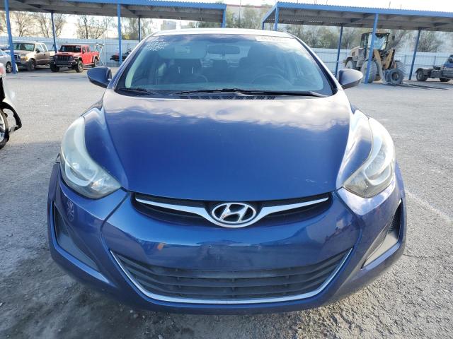 5NPDH4AE0GH702344 - 2016 HYUNDAI ELANTRA SE BLUE photo 5