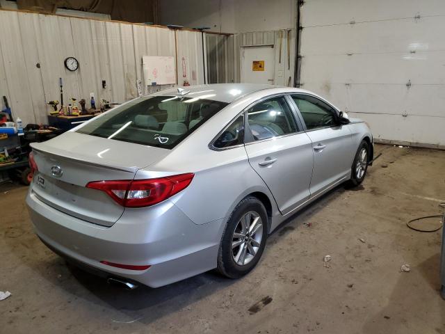 5NPE24AF8FH036492 - 2015 HYUNDAI SONATA SE SILVER photo 3