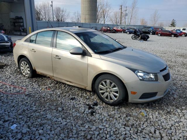 1G1PF5S95B7119185 - 2011 CHEVROLET CRUZE LT CREAM photo 4