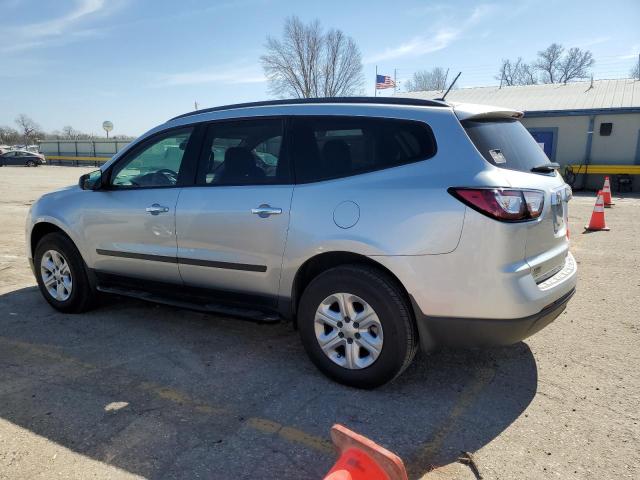 1GNKRFED3EJ228810 - 2014 CHEVROLET TRAVERSE LS SILVER photo 2