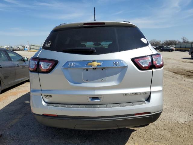 1GNKRFED3EJ228810 - 2014 CHEVROLET TRAVERSE LS SILVER photo 6