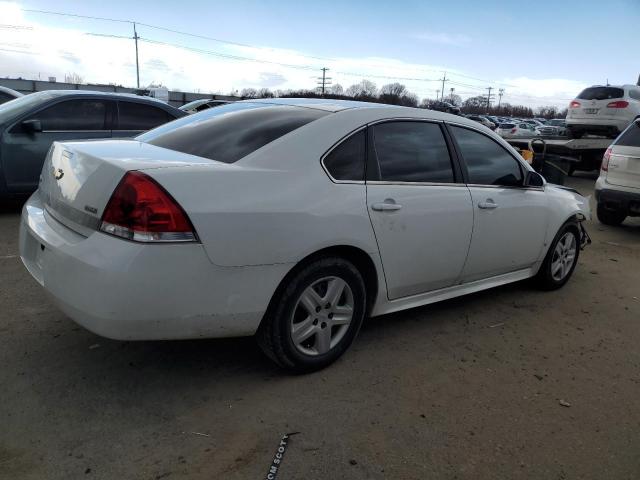 2G1WA5EK2A1130441 - 2010 CHEVROLET IMPALA LS WHITE photo 3