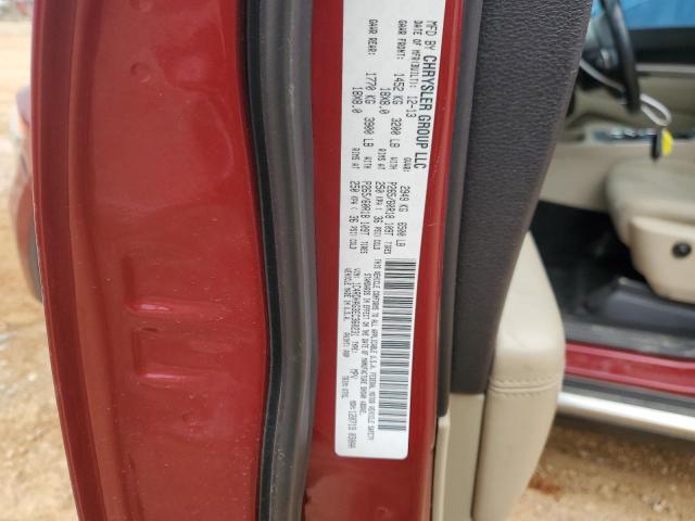 1C4RDHAG3EC360231 - 2014 DODGE DURANGO SXT RED photo 13