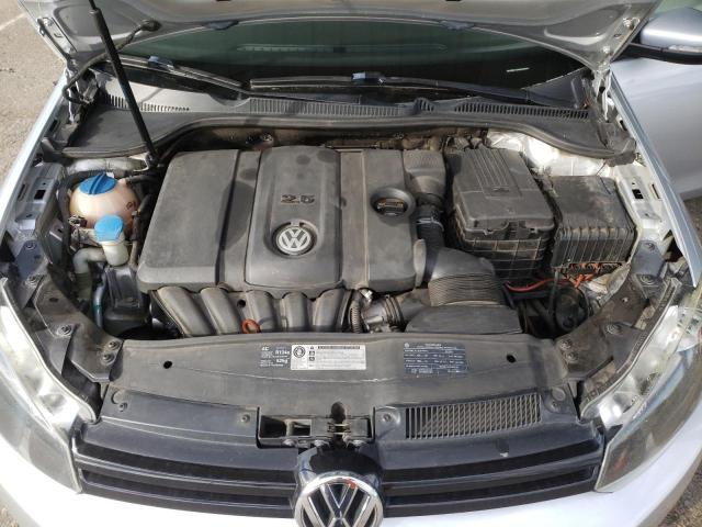 WVWBB7AJ6AW259870 - 2010 VOLKSWAGEN GOLF SILVER photo 11
