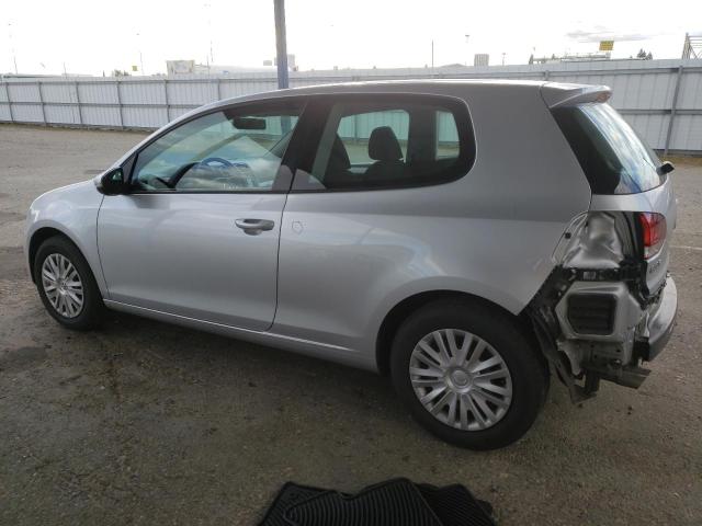 WVWBB7AJ6AW259870 - 2010 VOLKSWAGEN GOLF SILVER photo 2