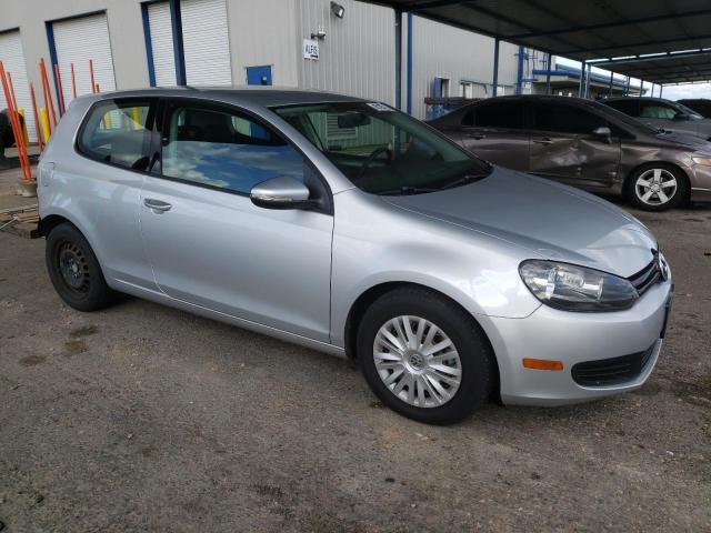 WVWBB7AJ6AW259870 - 2010 VOLKSWAGEN GOLF SILVER photo 4