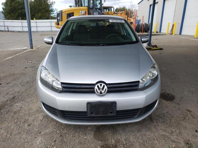 WVWBB7AJ6AW259870 - 2010 VOLKSWAGEN GOLF SILVER photo 5