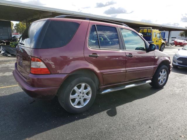 4JGAB72E9XA093455 - 1999 MERCEDES-BENZ ML 430 BURGUNDY photo 3