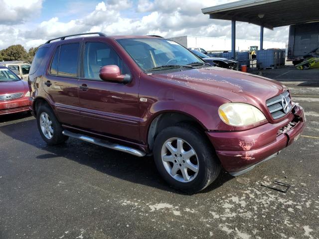 4JGAB72E9XA093455 - 1999 MERCEDES-BENZ ML 430 BURGUNDY photo 4