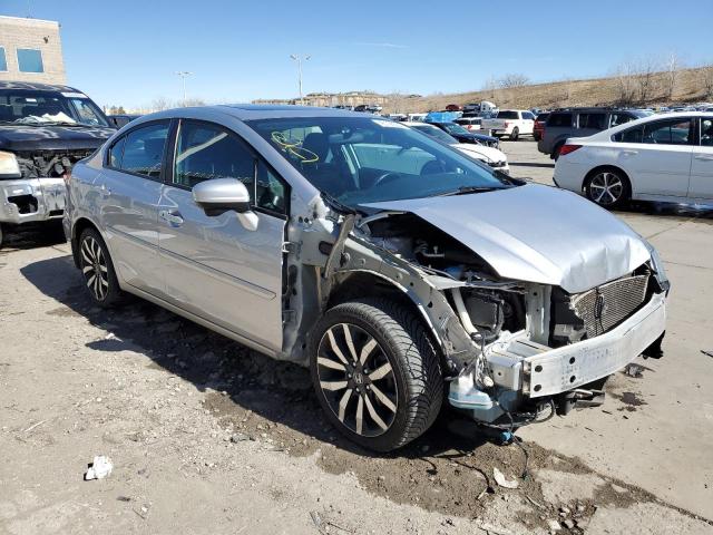 19XFB2F98FE010054 - 2015 HONDA CIVIC EXL 银色 照片 4