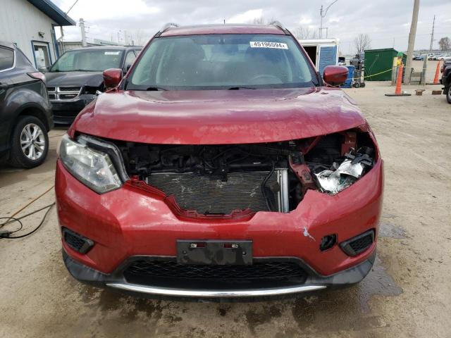 5N1AT2MT5GC873887 - 2016 NISSAN ROGUE S BURGUNDY photo 5