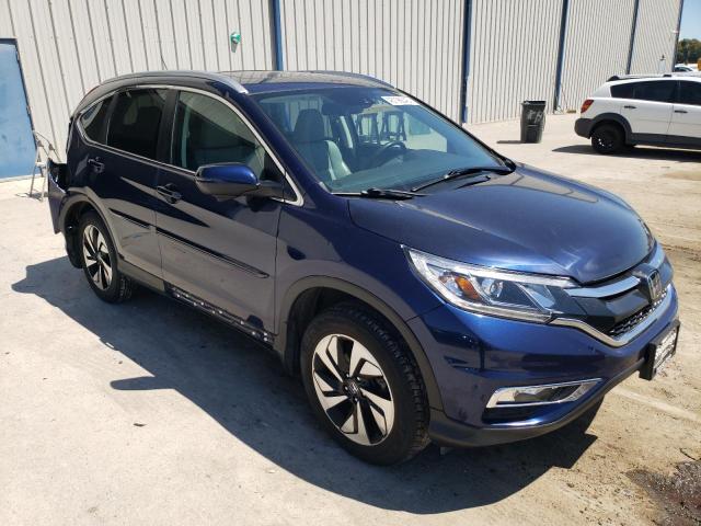 5J6RM4H94GL079469 - 2016 HONDA CR-V TOURING BLUE photo 4