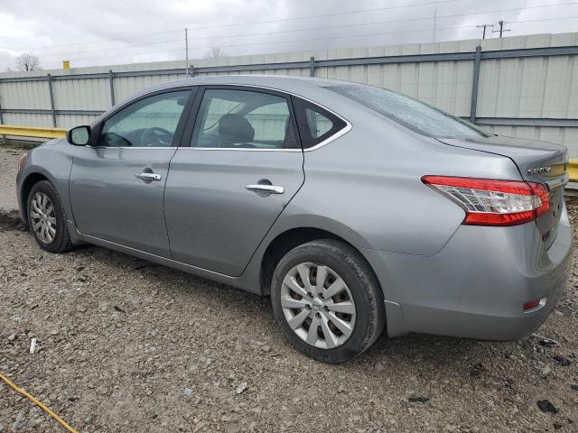 3N1AB7AP5EY278251 - 2014 NISSAN SENTRA S GRAY photo 2