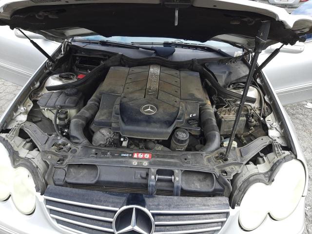 WDBTK75G15T046706 - 2005 MERCEDES-BENZ CLK 500 SILVER photo 11