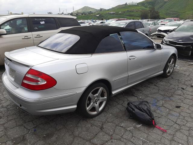 WDBTK75G15T046706 - 2005 MERCEDES-BENZ CLK 500 SILVER photo 3