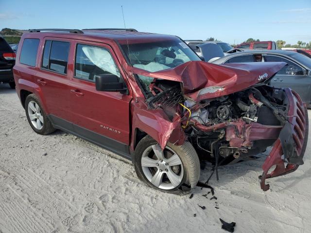 1C4NJPFAXHD148589 - 2017 JEEP PATRIOT LATITUDE RED photo 4