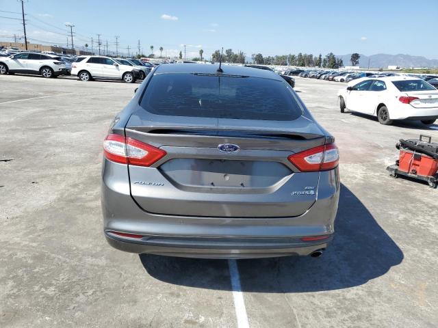 3FA6P0LU3DR235203 - 2013 FORD FUSION SE HYBRID CHARCOAL photo 6