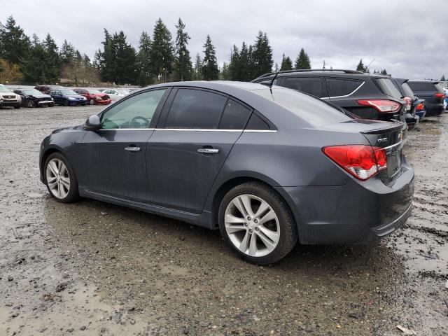 1G1PG5SB6D7135107 - 2013 CHEVROLET CRUZE LTZ CHARCOAL photo 2