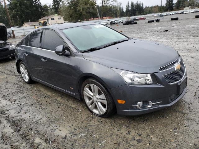 1G1PG5SB6D7135107 - 2013 CHEVROLET CRUZE LTZ CHARCOAL photo 4