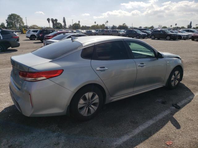 KNAGT4LE8H5010873 - 2017 KIA OPTIMA HYBRID SILVER photo 3