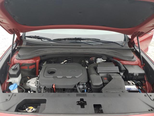 5NMS33AD3KH040577 - 2019 HYUNDAI SANTA FE SEL წითელი ფოტო 12