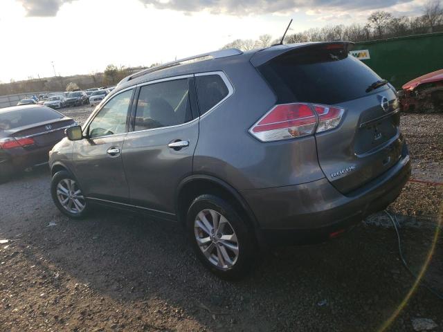 KNMAT2MT1FP559438 - 2015 NISSAN ROGUE S GRAY photo 2