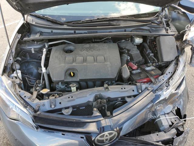 5YFBURHE1HP605826 - 2017 TOYOTA COROLLA L GRAY photo 11