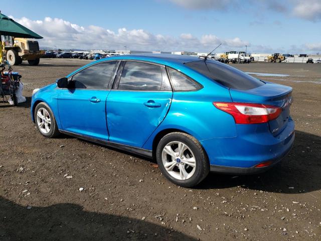 1FADP3F27EL363396 - 2014 FORD FOCUS SE BLUE photo 2