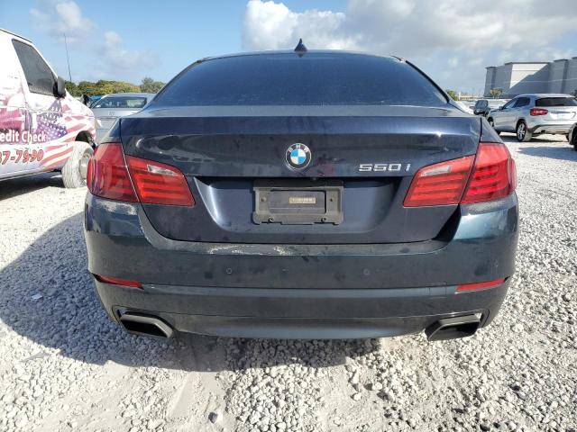 WBAFU9C51CC787762 - 2012 BMW 550 XI BLUE photo 6