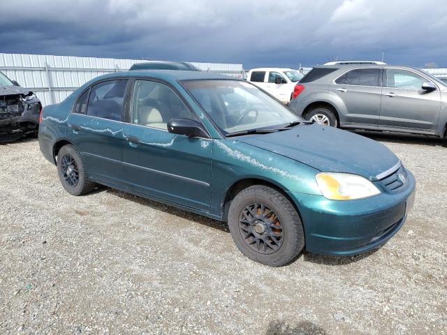 2HGES15241H615911 - 2001 HONDA CIVIC DX GREEN photo 4