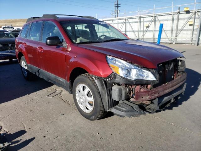 4S4BRCAC4D1247882 - 2013 SUBARU OUTBACK 2.5I RED photo 4