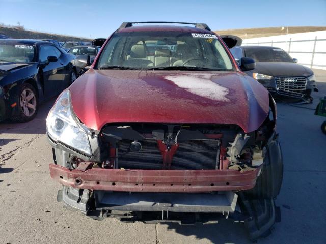 4S4BRCAC4D1247882 - 2013 SUBARU OUTBACK 2.5I RED photo 5
