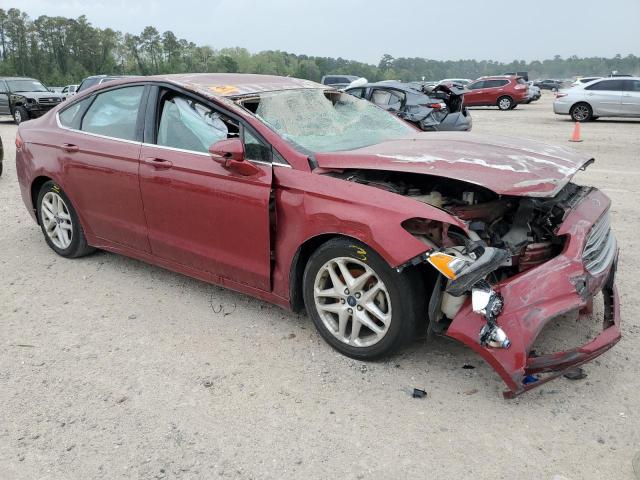 3FA6P0H75GR142917 - 2016 FORD FUSION SE RED photo 4