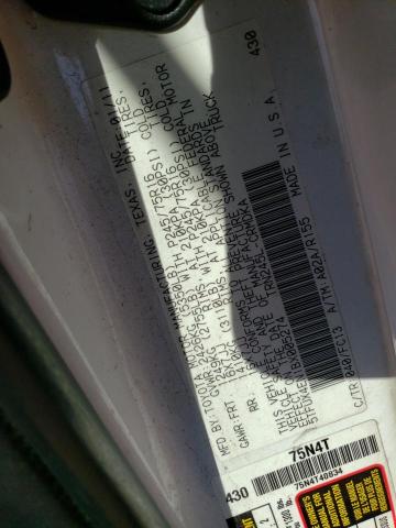 5TFUX4EN1BX005274 - 2011 TOYOTA TACOMA ACCESS CAB თეთრი ფოტო 13