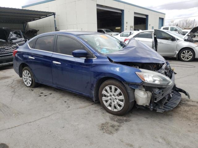 3N1AB7AP6KY252270 - 2019 NISSAN SENTRA S BLUE photo 4