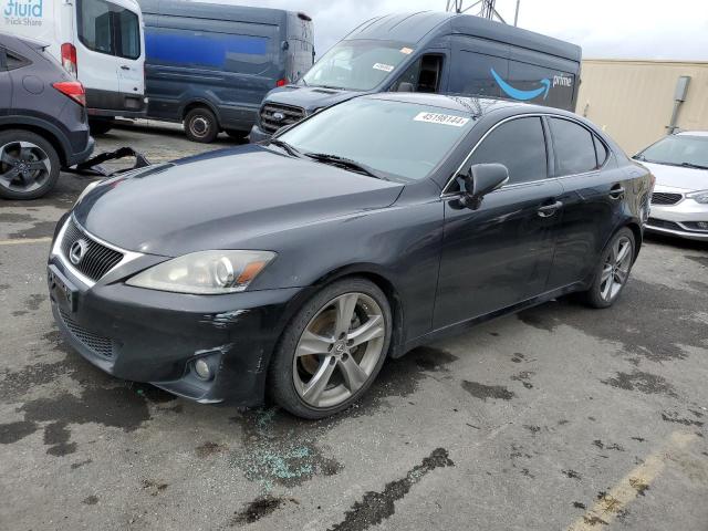 JTHBF5C21C5177888 - 2012 LEXUS IS 250 BLACK photo 1