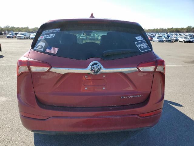 LRBFXBSA4KD125715 - 2019 BUICK ENVISION PREFERRED RED photo 6