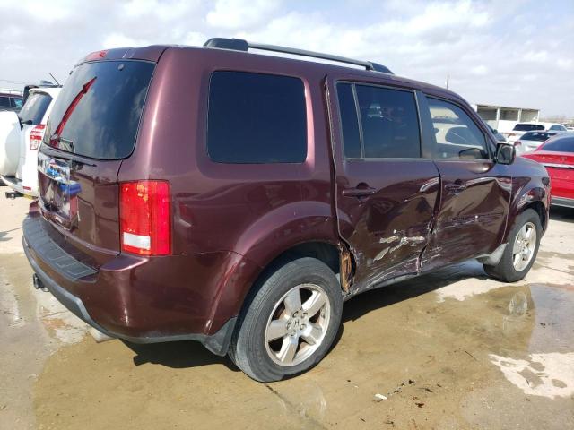 5FNYF3H40BB017380 - 2011 HONDA PILOT EX BURGUNDY photo 3